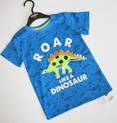 Яркая футболка Динозавр dunnes 3-5 лет 