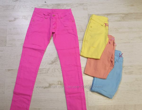 Брюки котоновые для девочек