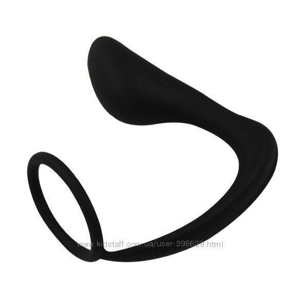2 в 1. Эррекционное кольцо  массажер простаты