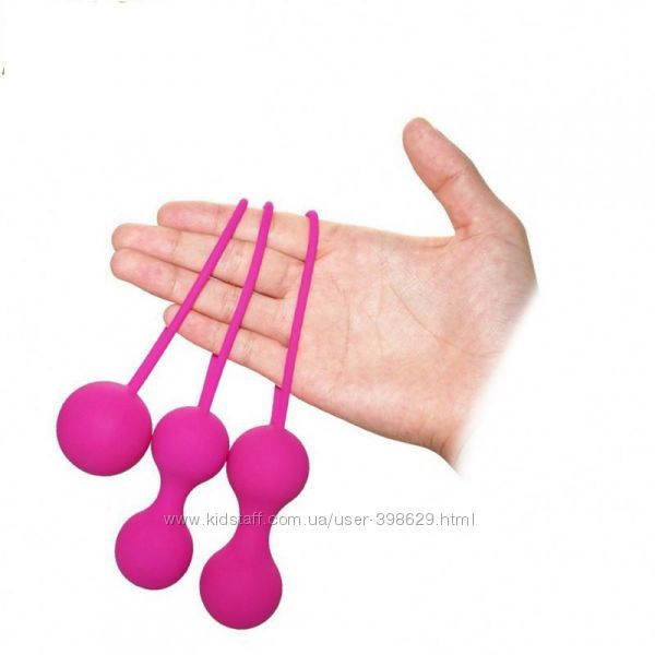 Силиконовые вагинальные шарики A Toys набор