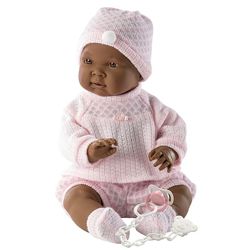 испанская Кукла Llorens 45026 малышка Нахия 45 см розовый бодик