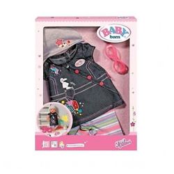 Джинсовая одежда для куклы Baby born Zapf Creation 822210