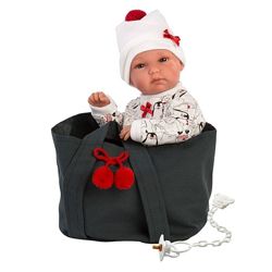 Кукла Llorens 63554 малышка Бимба 35 см с сумкой