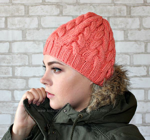 Женская шапка теплая на зиму 