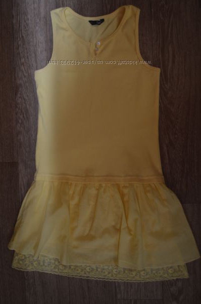 Платье Matalan на 16 лет, рост 152 - 158 см, цвет насыщенный желтый
