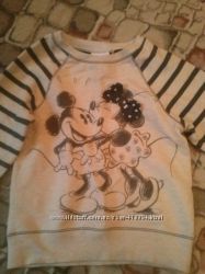 Легкий котоновый свитер Disney бу