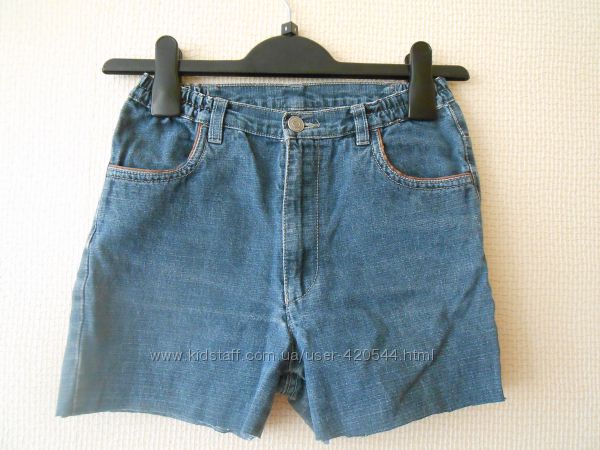 Модные джинсовые шорты для девочки р. 152