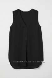 жіноча шифонова блузка без рукавів s-m H&M оригінал