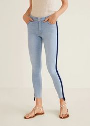 Mango женские скини джинсы с лампасами 36 s-m оригинал