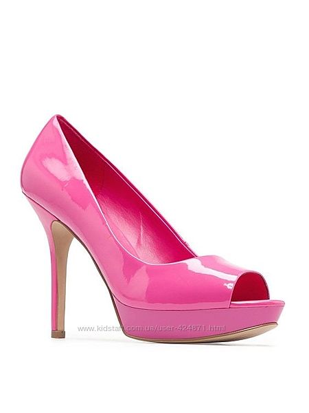женские розовые лакированные туфли, босоножки с открытым носком 37 mango