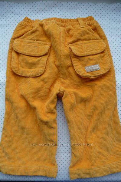 Вельветовые брюки на хлопковой подкладке Chicco 9м 68см