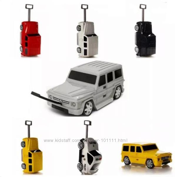 Детские чемоданы-машинки Ridaz Mercedes, Batmobile, Lamborghini - Оригинал