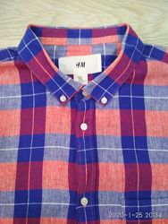 Мужская рубашка H&M, размер XL, отличное состояние