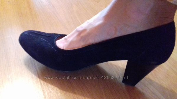 Натуральная замша, женские туфли 39 размер