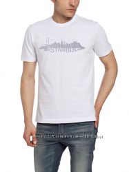 мужская футболка LC Waikiki белого цвета с надписью Istanbul