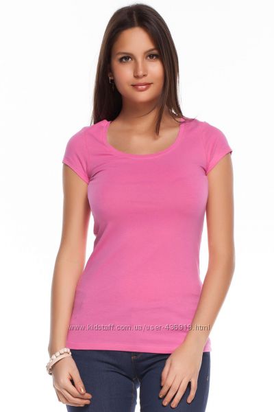 розовая женская футболка De Facto . фирменная Турция