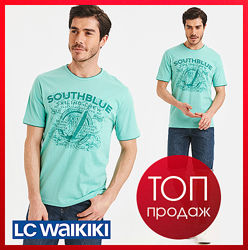 мужская футболка LC Waikiki  ЛС Вайкики SOUTH BLUE