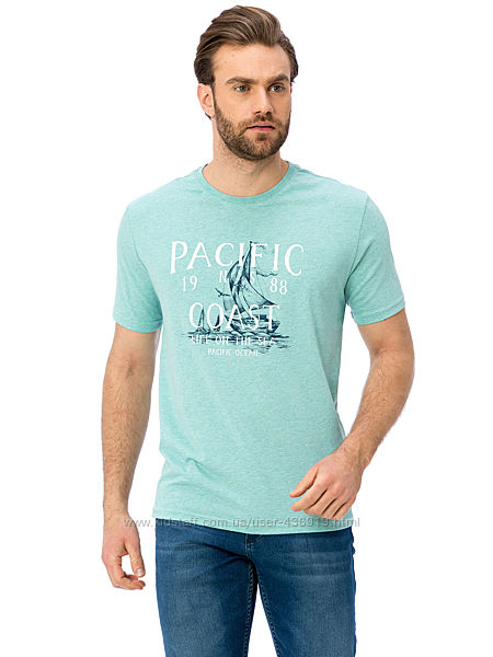 мятная мужская футболка LC Waikiki / ЛС Вайкики Pacific Coast