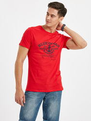 красная мужская футболка LC Waikiki / ЛС Вайкики Blue Ocean