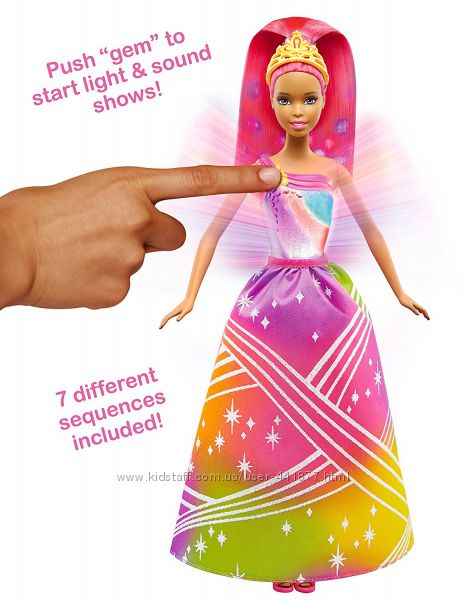 Кукла Барби Радуга Princess Cove Light Show African-American