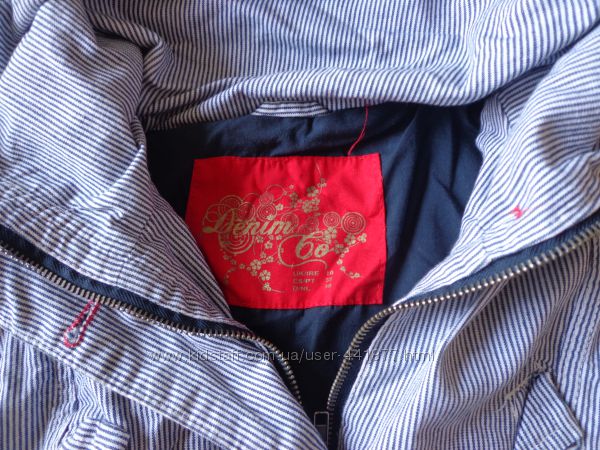 Котоновая парка denim