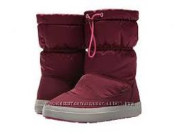 зимние ботинки Crocs LodgePoint Pull-On Boot два цвета w6 w7 
