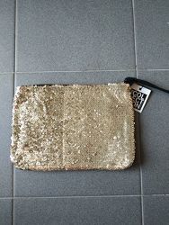 Клатч с паетками debenhams