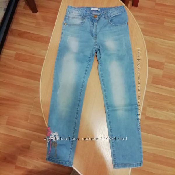 стильные джинсы Wojcik в состоянии новых можно в школу размер 128