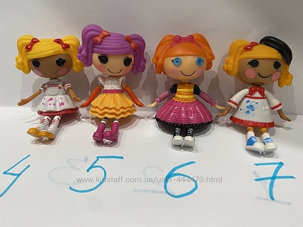 Наши куколки  Mini Lalaloopsy много разных 