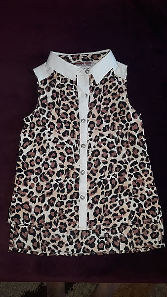 Крутая леопардовая блуза