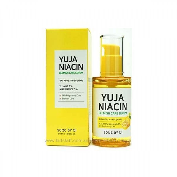 Осветляющая сыворотка с экстрактом юдзу Some By Mi Yuja Niacin Blemish 50мл