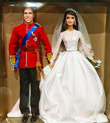 Коллекционный Набор Barbie Willim and Catherine Royal Wedding