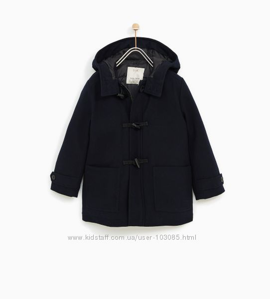 Стильное утепленное пальто куртка Zara 