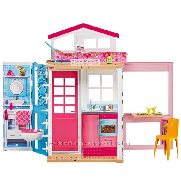 Игровой набор Дом Барби двухэтажный с мебелью Barbie House