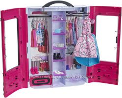 Игровой набор Шкаф-чемодан для одежды Барби Barbie