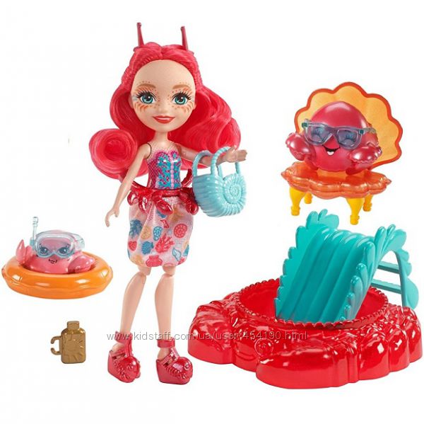 Кукла Энчантималс краб Камео Крабби Морские подружки Enchantimals FKV60