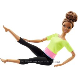Кукла Барби Двигайся как Я Йога Афроамериканка Barbie Made to Move DHL83 