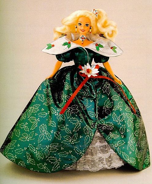 Кукла Барби Коллекционная Счастливого Рождества 1995 Barbie Happy Holidays 
