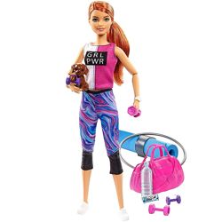 Кукла Барби Фитнес Активный отдых Релакс Barbie Fitness GJG57