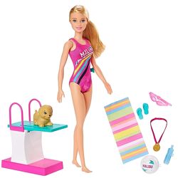 Кукла Барби Чемпион по плаванию Barbie Swim &acuten Dive GHK23