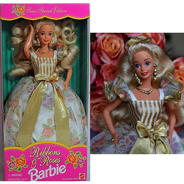 Кукла Барби Коллекционная Ленты и розы 1994 Barbie Ribbons and Roses