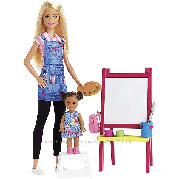 Кукла Барби Учитель рисования Barbie Art Teacher GJM29