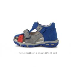 Кожаные босоножки, сандалии D. D Step 19,22,23 Летняя обувь. АС290-7003А