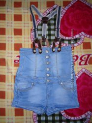 Джинсовые шорты комбинезон Legend р. 29