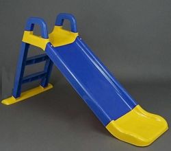 Горка комнатная для мальчика, цвет сине-желтый