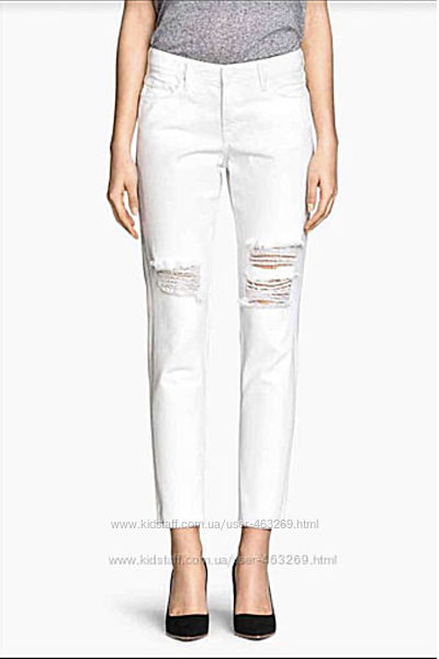 Белые джинсы H&M 