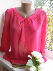  0039 Italy шелковая блуза XS-S- размер 
