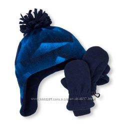 Шапочка та рукавиці для хлопчика Childrens place розмір 2-3Т, 4-5Т