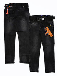 Стильні чорні джинси для підлітків 6,12