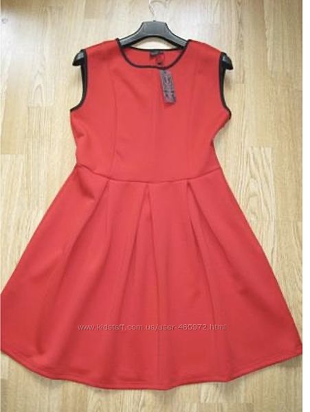 Платье красное A&F новое оригинал XL